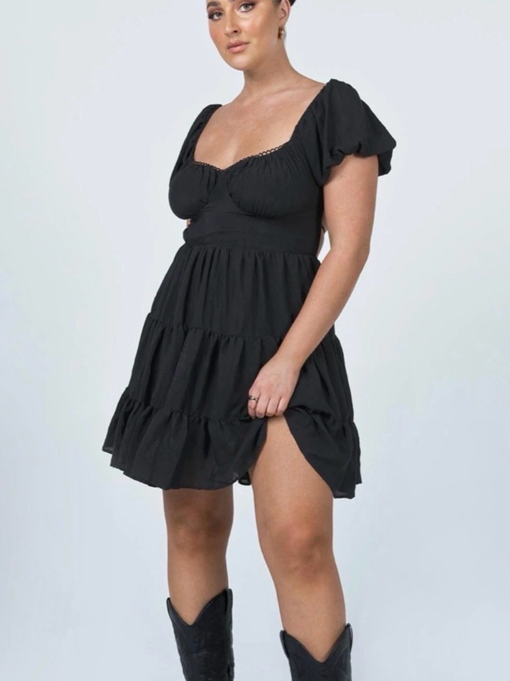 Princess Polly Danny Mini Dress Black